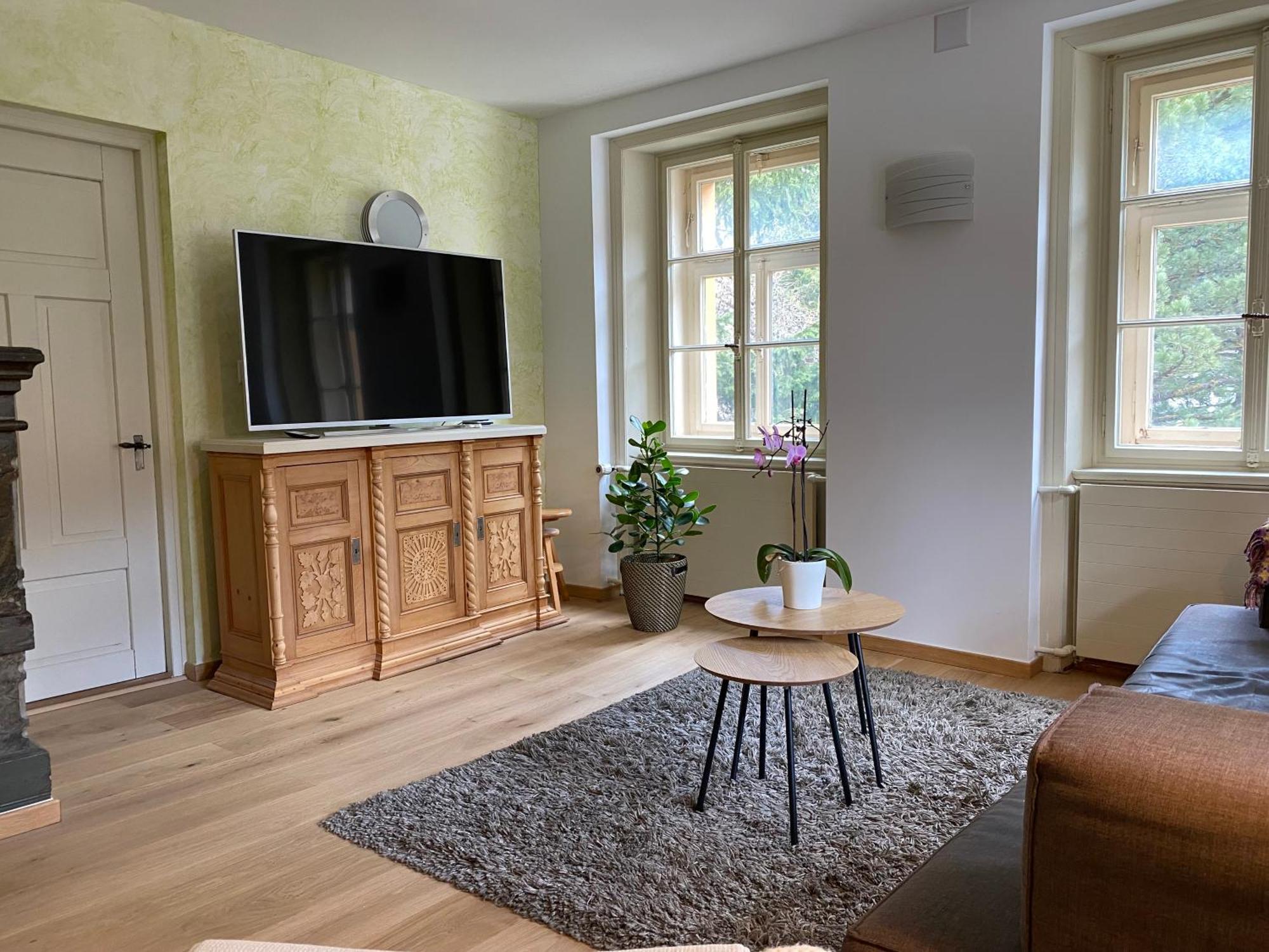 Haus La Punt, Savognin Lägenhet Rona Rum bild